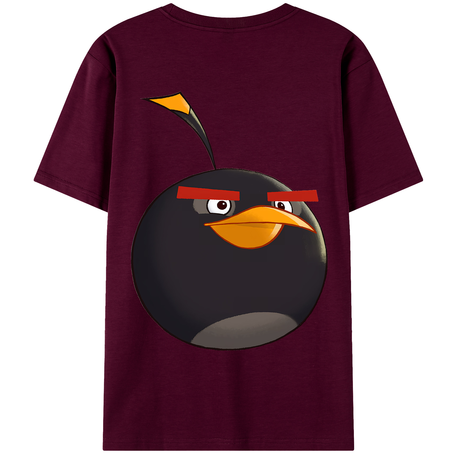 （画像用） Angry Birds アングリーバード レディース半袖Tシャツ(バックプリント)
